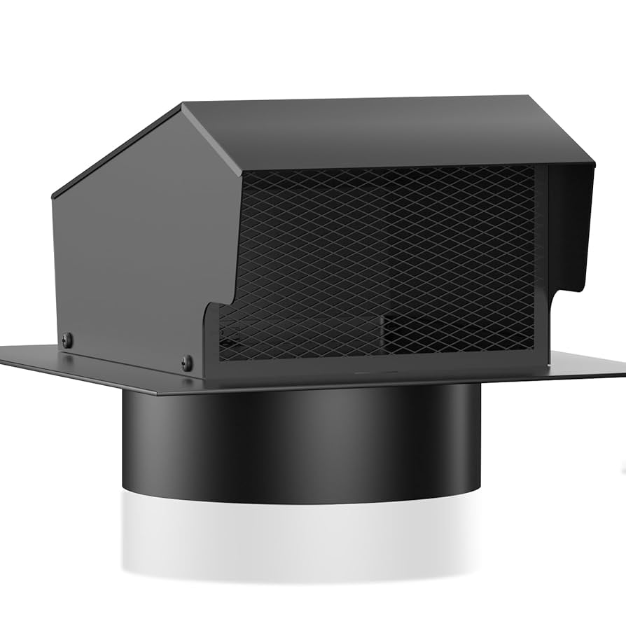 h*z様 ALOUND VENTILATION 3LAYER SHELL PAN Elecoman 6 Inch Roof Vents for Houses with Damper,Galvanized